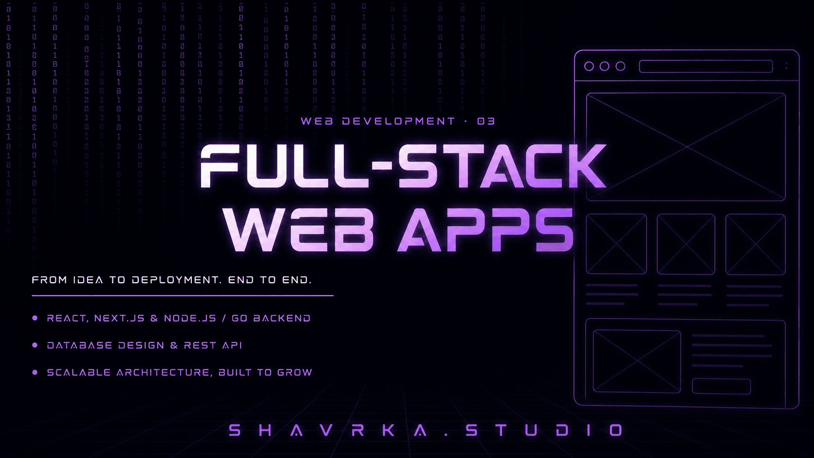 Full-Stack Web Apps